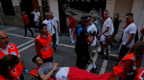 7 injured in Pamplona bull run, as veterans decry &lsquo;lack of thrills&rsquo;