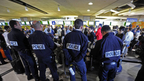 &lsquo;Disgrace to French nation&rsquo;: Greek ex-finance minister scraps with police at Paris airport (VIDEO)