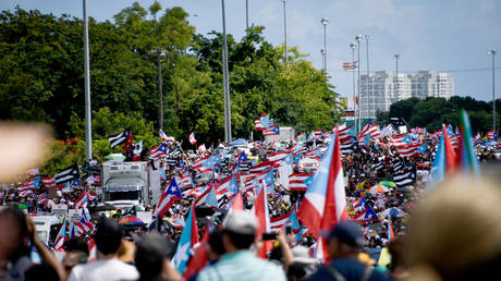 Largest protest in Puerto Rico&rsquo;s history calls for resignation of beleaguered governor