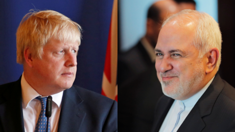Iranian FM Zarif welcomes Johnson as British PM, but warns Iran will defend its waters