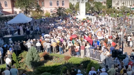 Massive rally urging to fix relations with Russia held in Georgia (VIDEOS)