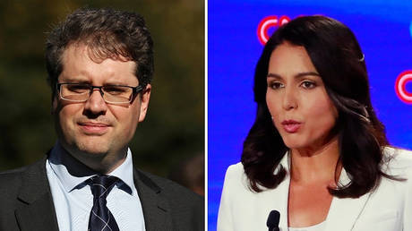 Eliot Higgins ©REUTERS/Simon Dawson; Tulsi Gabbard ©REUTERS/Lucas Jackson