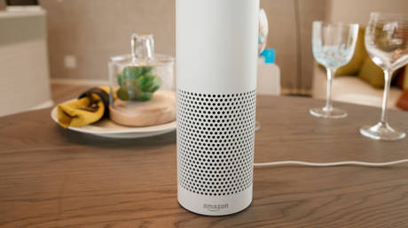 Amazon Echo Plus displayed inside a showroom in Yokohama MID Base Tower Residence on November 22, 2017 © Global Look Press / AFLO / Rodrigo Reyes Marin