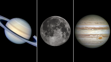 © Wikipedia/NASA/JPL-Caltech/Kevin M. Gill; © Wikipedia/Gregory H. Revera; © Wikipedia/NASA, ESA, and A. Simon
