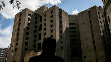FILE PHOTO: An exterior view of the Metropolitan Correctional Center jail where financier Jeffrey Epstein was found dead in New York City, US, on August 10, 2019.