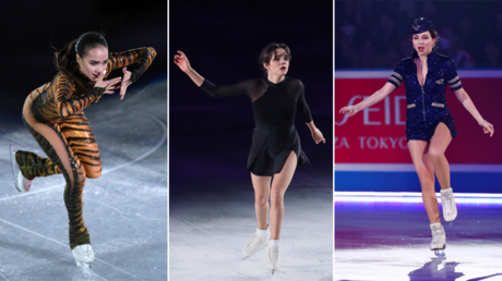 Alina Zagitova / Evgenia Medvedeva / Elizaveta Tuktamysheva © Global Look Press