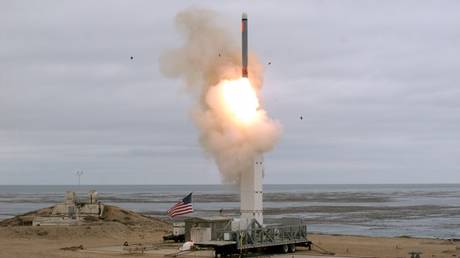 Conventional ground-launched cruise missile test, San Nicolas Island, California, August 18, 2019