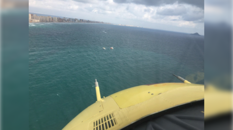 Pilot ejects seconds before disaster as Spanish military plane ploughs into the ocean (VIDEOS)