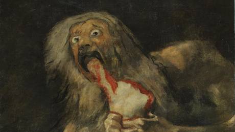 'Saturn Devouring his Son,' by Spanish painter Francisco Goya, 1819 © Wikipedia