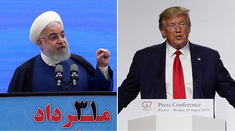 Hassan Rouhani and Donald Trump © (L) Reuters / Official President website; (R) Reuters/Christian Hartmann