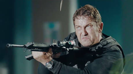 Screenshot from official trailer Angel Has Fallen (2019) dir. Ric Roman Waugh, Summit Entertainment, Lionsgate and Millennium Media present, a Millennium Films/G-Base production