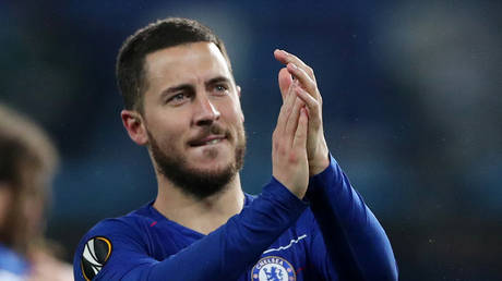 Boy in Blue: Ex-Chelsea winger Eden Hazard crowned Europa League Player of the Season
