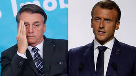 Bolsonaro & Macron trade insults as Amazon burns