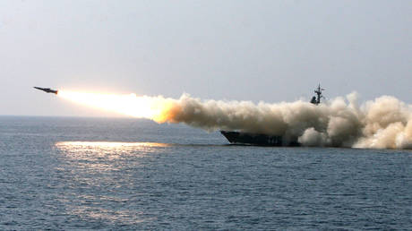 WATCH Russian warships fire barrage of missiles amid massive drills in Far East waters
