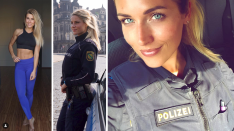 Hot cops under investigation by German authorities for steamy Insta selfies