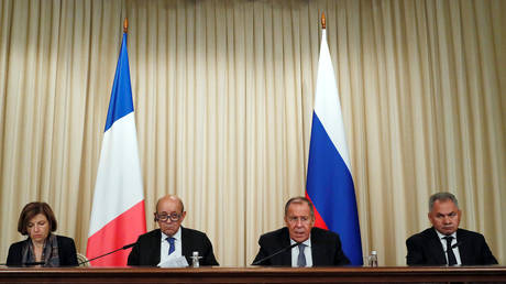 &lsquo;Time has come&rsquo;: French ministers urge easing of tensions with Russia during key meeting in Moscow