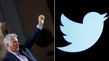 (L) © Reuters / Cuban President Miguel Diaz-Canel / Manaure Quintero;  (R) © Reuters / Brendan McDermid