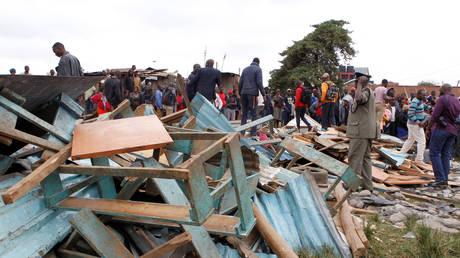 7 children killed, 57 injured in Kenyan classroom collapse (PHOTOS, VIDEO)