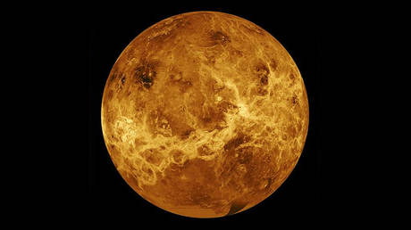 Simulated image of Venus using color images recorded by the Soviet Venera 13 and 14 spacecraft © NASA/Jet Propulsion Laboratory-Caltech