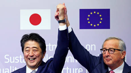 EU & Japan strike ‘connectivity’ deal to link Asia & to counter China’s new Silk Road