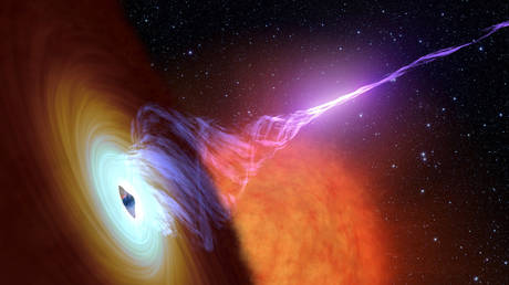 File image of a black hole in action © NASA / JPL-Caltech / Handout via REUTERS