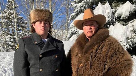 Kremlin agent? Russians go wild after Schwarzenegger posts photo of son in Russian police uniform