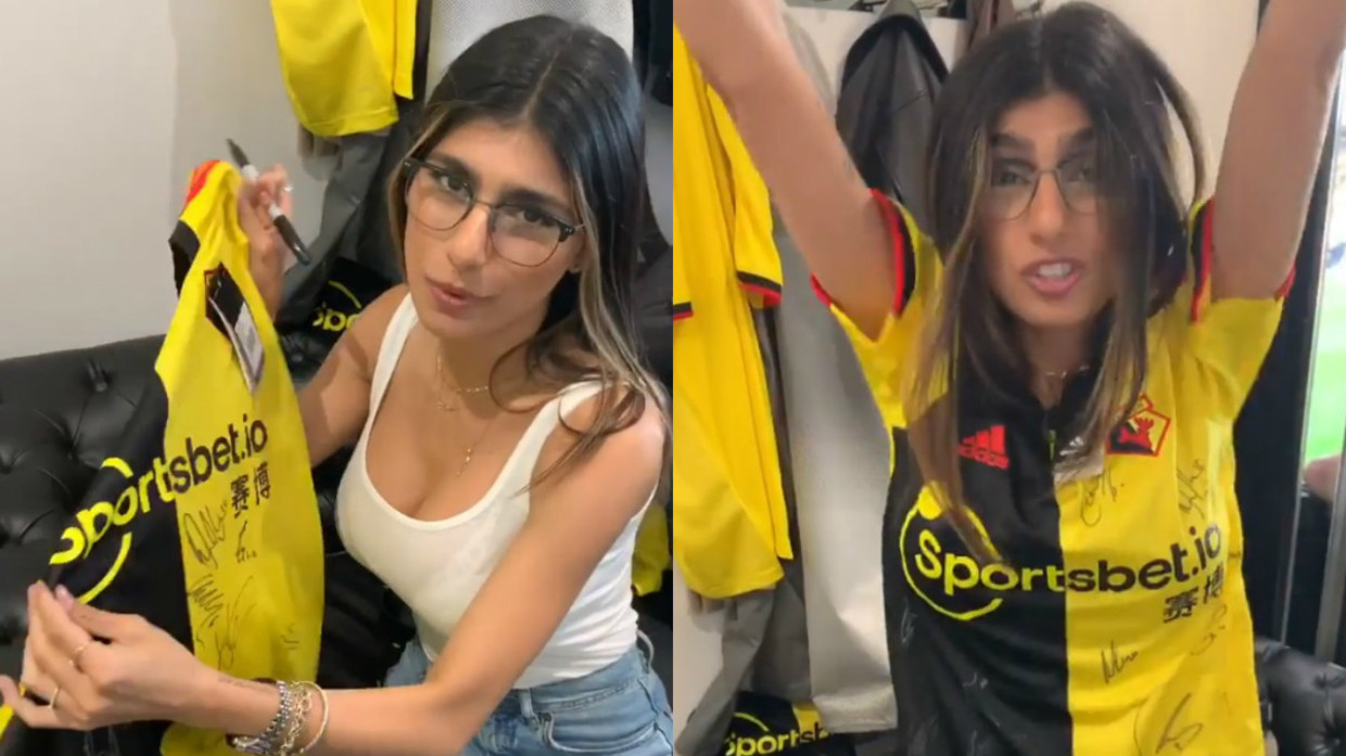 1240px x 697px - Pain in the Arsenal: Mia Khalifa mocks Gunners after questions of ...