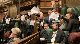 Scuffles in House of Commons as MPs try to stop suspension of parliament (PHOTOS, VIDEOS)
