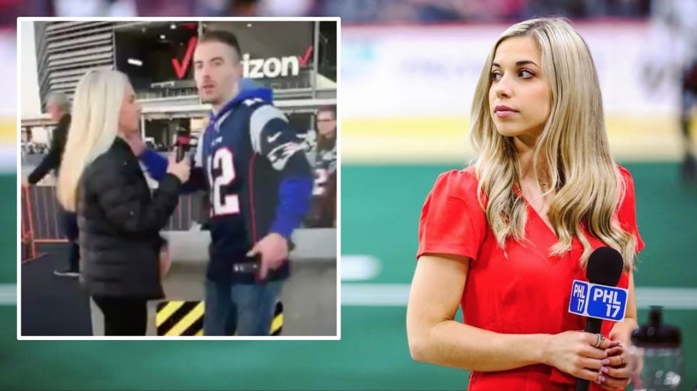 'I was P*SSED!' Female sports reporter ducks NFL fan who tried to KISS ...