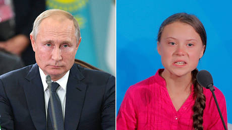 &lsquo;She is kind, but emotions should not control this issue&rsquo;: Putin takes on Greta Thunberg&rsquo;s UN rant about climate & world powers