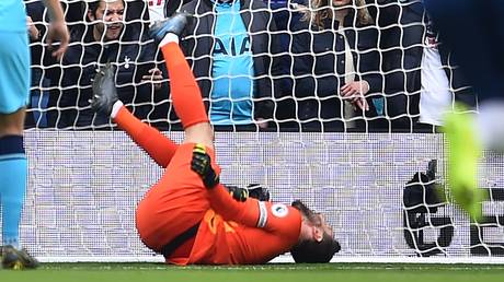Hugo horror: Spurs goalkeeper Lloris suffers gruesome arm injury after committing howler vs Brighton