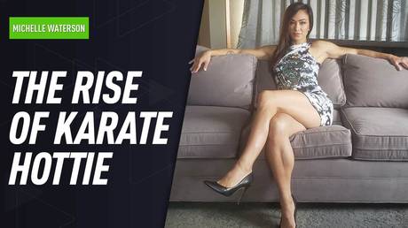 Michelle ‘Karate Hottie’ Waterson's rise to fame (VIDEO)