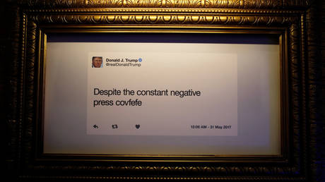One of Trump's most famous tweets © Reuters / Carlos Barria