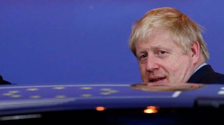 UK Prime Minister, Boris Johnson, leaves after the Brexit-dominated European Union leaders’ summit in Brussels. © Reuters / Francois Lenoir