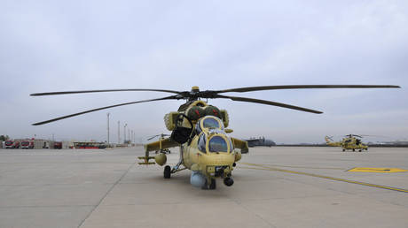 Mi-35 attack helicopters