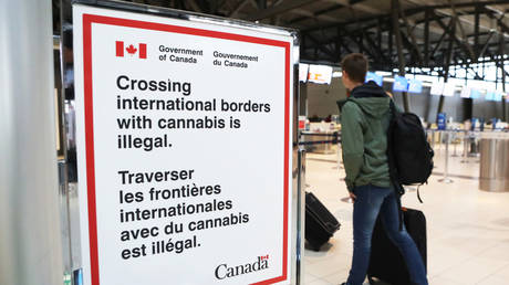 &lsquo;Are you taking cannabis with you?&rsquo; Russian figure skaters stuck at Canadian airport ahead of Grand Prix