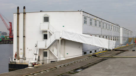 Belgium reopens notorious Dutch &lsquo;prison ship&rsquo; as places for asylum seekers start to run out
