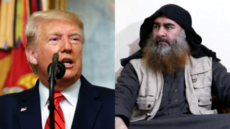 Donald Trump and Abu Bakr al-Baghdadi © Reuters / Jim Bourg and Reuters TV