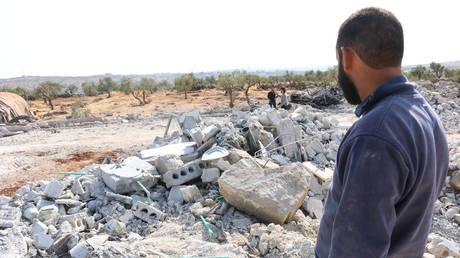 The debris of Abu Bakr al-Baghdadi's safehouse in the village of Barisha. © Global Look Press