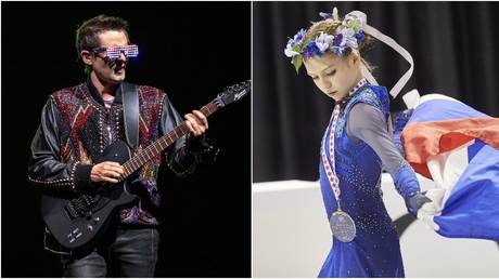 Rock stars & Russian figure skaters: Muse frontman Bellamy congratulates teen sensation Trusova after Grand Prix win
