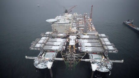 FILE PHOTO: The pipelay vessel Pioneering Spirit
