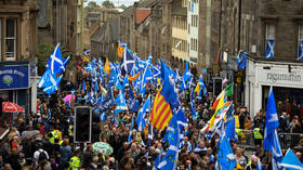 ‘Independence is coming’: Thousands march through Edinburgh in support of Scottish independence