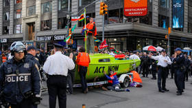 62 arrested after Extinction Rebellion protest brings Times Square to a standstill