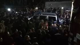 Heartbreak and fury in Russian city: Angry crowd overruns police, tries to lynch suspected murderer of 9yo girl (VIDEOS)
