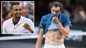 'Rest bro, something isn't right': Nick Kyrgios shows support to Daniil Medvedev after Paris loss