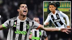 Junior Porn Family - Like father, like son': Cristiano Ronaldo Jr. lives up to ...