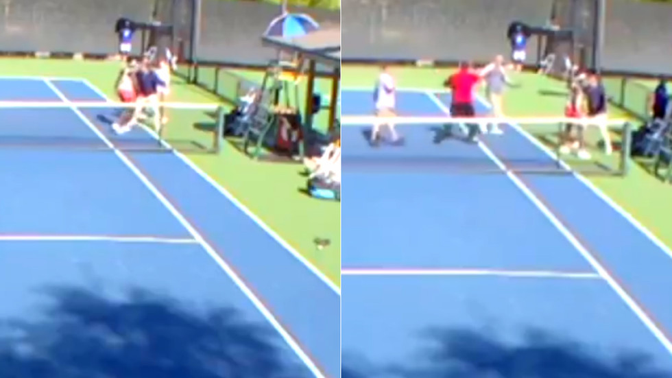 No love lost Female tennis players BRAWL on the court over harsh post