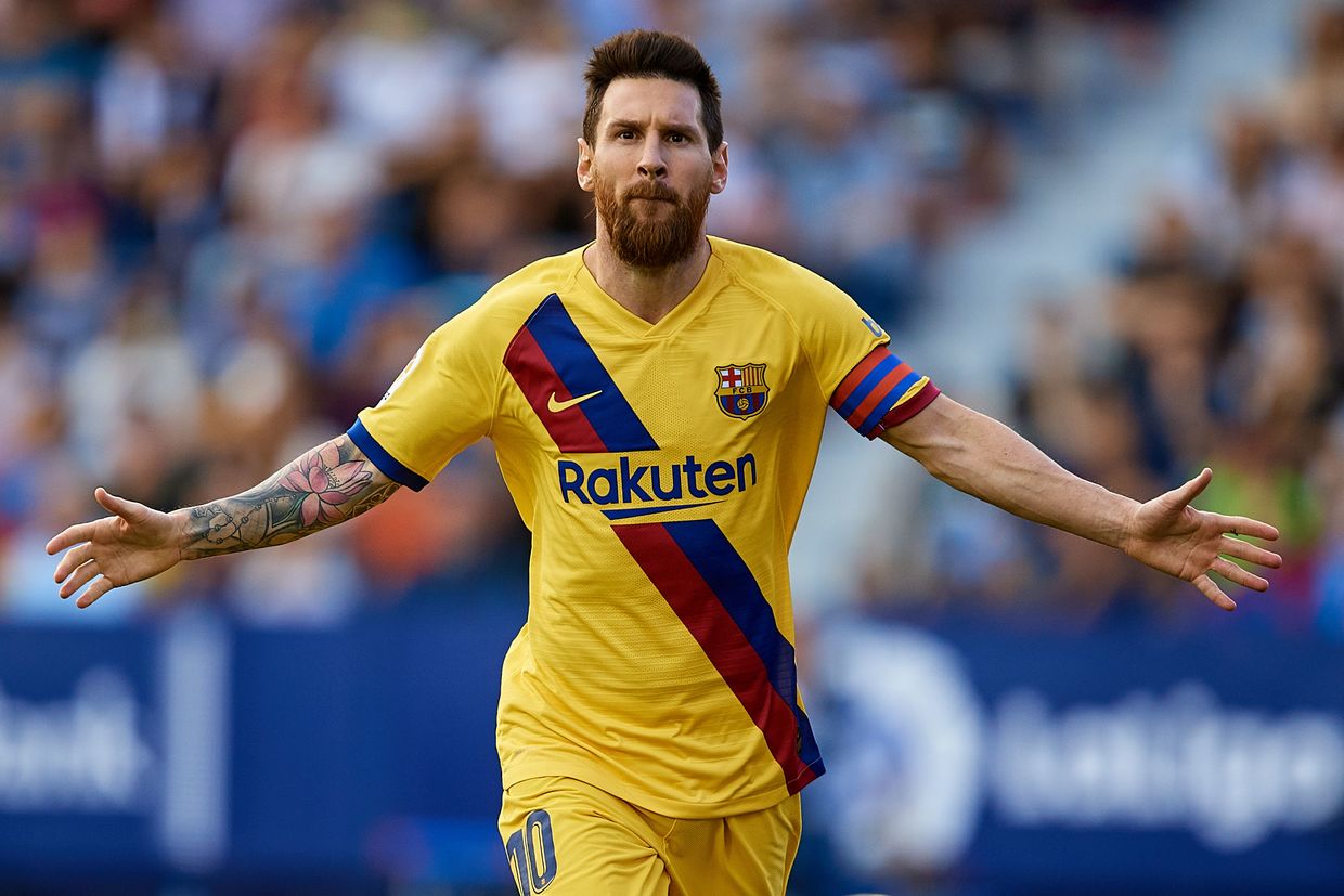 messi yellow jersey