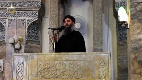 FILE PHOTO: Abu Bakr Al Baghdadi.