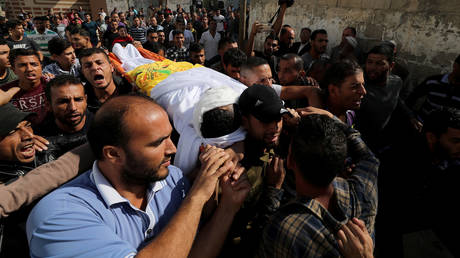 5dbd91f885f5401ea63d8288 1 killed, 2 injured in Israel’s retaliatory strikes on Gaza